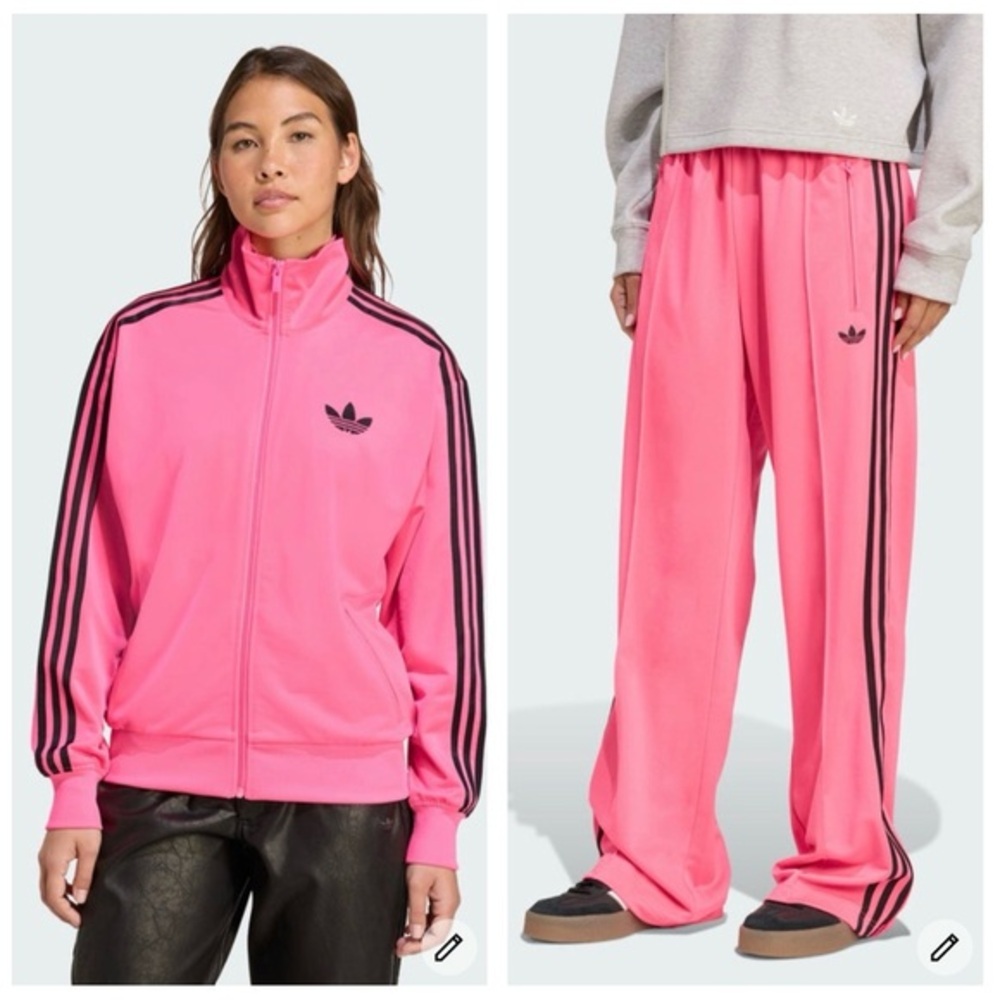 NWT adidas Originals Medium Firebird Pant Tracksuit Lucid Pink Set Jacket Small
